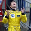 Fisichella clbre sa premire victoire en Formule 1