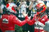 Schumacher et Barrichello terminent premier et deuxime au Championnat