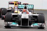 Michael Schumacher dans la Mercedes W02