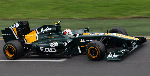 Jarno Trulli dans la Team Lotus T128
