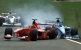 Schumacher et fisichella s'accrochent